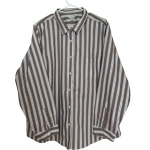 L.L.Bean Women's Wrinkle-Free Pinpoint Oxford Shirt, Long-Sleeve Relaxed Fit 3XL